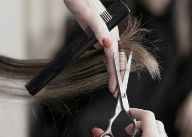 Women's haircut and styling at Anaya Hair Salon in Sangrur
